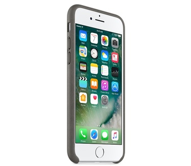 Apple iPhone 7 Leren Hoesje  Grijs
