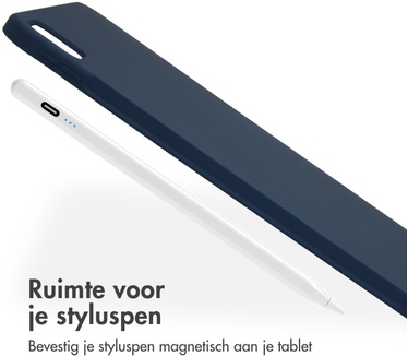 Accezz Liquid Silicone Backcover met penhouder