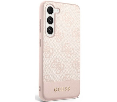 Guess 4G Stripe Back Case - Samsung Galaxy S23 (S911) - Roze Roze
