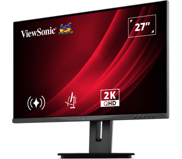 ViewSonic 27" 1440p Ergonomic IPS Mon Zwart