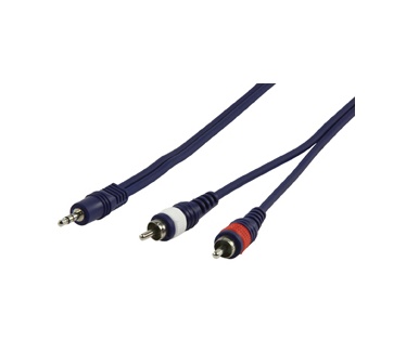 HQ Products 6m 3.5mm/2xRCA, M/M