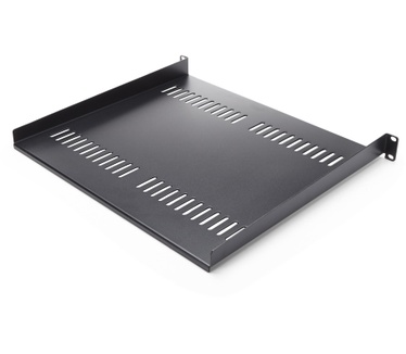 Startech.com 2 Pack 1U Server Rack Schap, Universele Geventileerde Rack Mount Cantilever Plank, Voor 19" Netwerk Rack/Kast, Heavy-Duty Staal, Capaciteit 20kg, Diepte 40cm