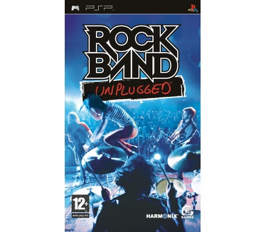 Packshot voor Rock Band Unplugged