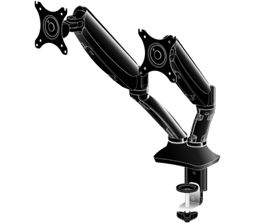 Iiyama Dual Gas Spring Arm DS3002C-B1