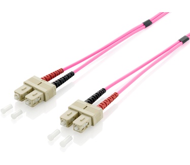Equip SC/SC Fiber Optic Patch Cable, OM4, 20m