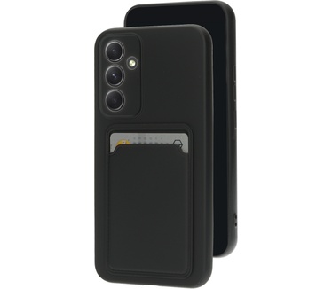 Mobiparts Classic TPU Case with Cardholder Samsung Galaxy A54 4G/5G Matt Black