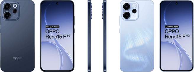 OPPO Reno15 F 5G. Beeld: OPPO