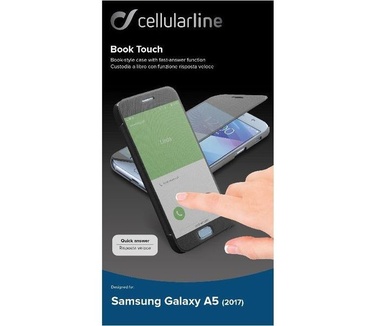 Cellular Line Book (Galaxy A5 (2017)) Zwart
