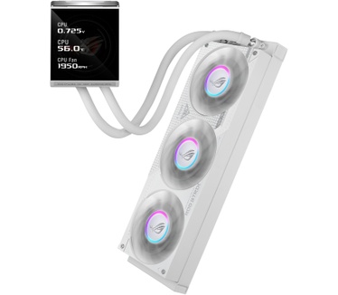 ASUS ROG Strix LC IV 360 ARGB LCD White Edition
