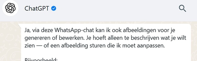 ChatGPT WhatsApp