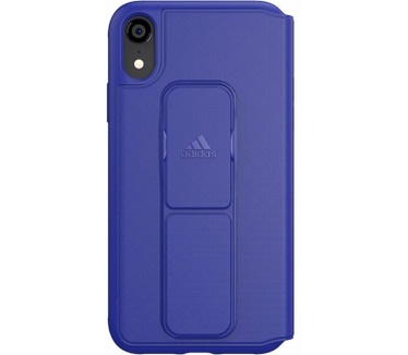 Adidas Folio Grip Book Case voor Apple iPhone XR (6.1") - Blauw Blauw