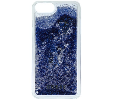 Guess Liquid Glitter Hard Case - Apple iPhone 7 (4.7") - Blauw
