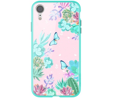 Nillkin Floral Back Case voor Apple iPhone XR (6.1") - Groen Groen