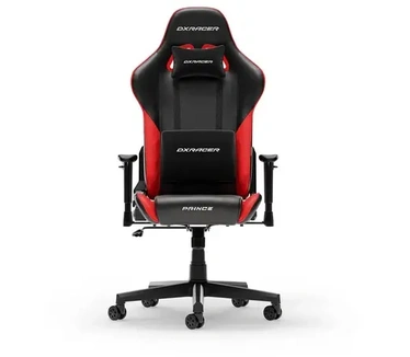 DXRacer Prince L Black & Red PVC Leather gamestoel