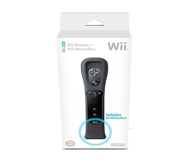 Nintendo Wii Remote Zwart + Motion Plus Zwart