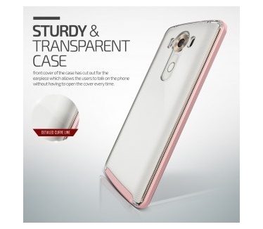 Verus Crystal Bumper LG V10 Case - Rose Gold
