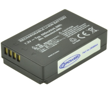 2-Power Digital Camera Battery 7.2v 600mAh