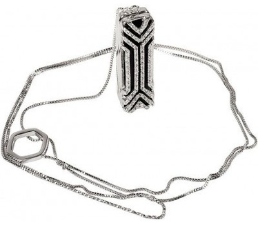 qMust Design Fashion Ketting voor Fitbit Flex 2 - silver