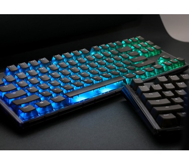 Ducky One 3 TKL Aura, RGB, clear keycaps, MX Red, Qwerty US, Zwart