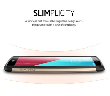 Spigen Slim Armor LG G4 Case - Goud