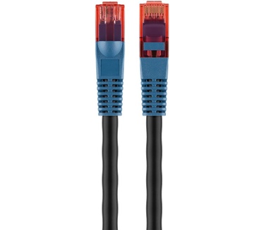 Wentronic CAT 6 U/UTP 40m Blauw, Zwart