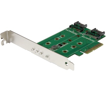 Startech.com M.2 SSD Card 1x PCIe (NVMe) 2x SATA M.2 (PEXM2SAT32N1)