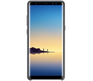 Samsung Galaxy Note 8 Alcantara leather cover (Galaxy Note 8) Grijs