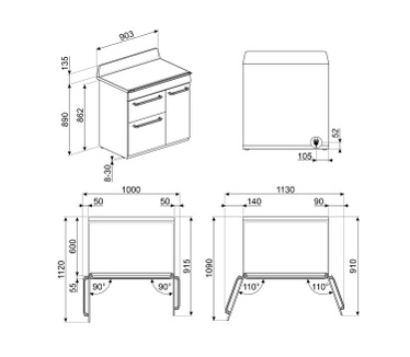 Smeg TR93IBL2
