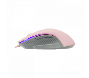 White Shark GARETH Pink Computermuis - Grijs,Roze