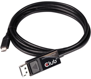 Club 3D USB Type C to DisplayPort 1.4 cable Zwart