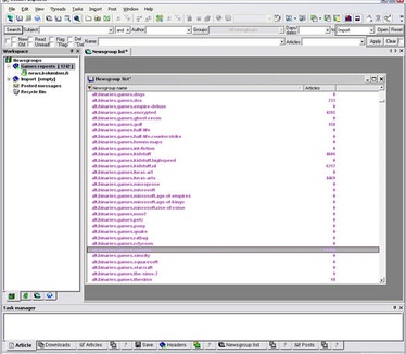 Usenet Explorer screenshot (resized)