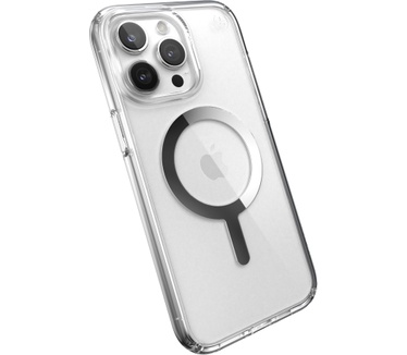Speck Presidio Perfect Clear + MS Apple iPhone 15 Pro Max Clear - with Microban