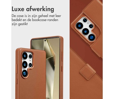 Accezz Leather Bookcase 2-in-1 met MagSafe