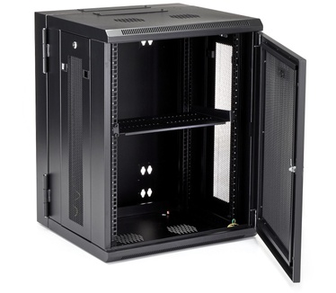 Startech.com 15U Serverkast rack wand monteerbaar diepte tot 20" / 50 cm scharnierende behuizing