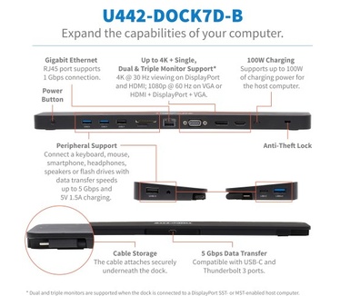 Tripp-Lite U442-DOCK7D-B