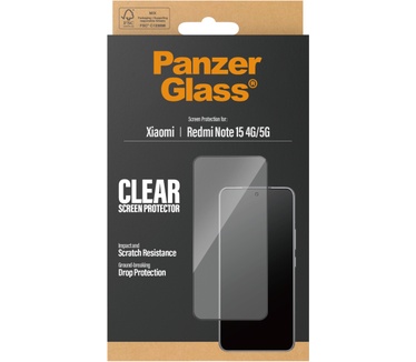 PanzerGlass PanzerGlass® Screen Protector Xiaomi Redmi Note 15 4G | 5G | Ultra-Wide Fit