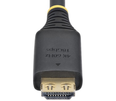 Startech.com 5m High Speed HDMI Kabel met Grip Connectors, 4K 60Hz/1440p 144Hz, HDR10/HDCP 2.2/ARC, 18Gbps, UHD HDMI Kabel voor TV/Monitor/Display, TPE Mantel