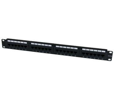 Startech.com 24-poorts 1U in een rek te monteren Cat 6 110 patchpaneel