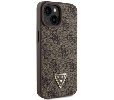 Guess 4G Triangle Crossbody Case - iPhone 15 Plus (6.7") - Bruin Bruin