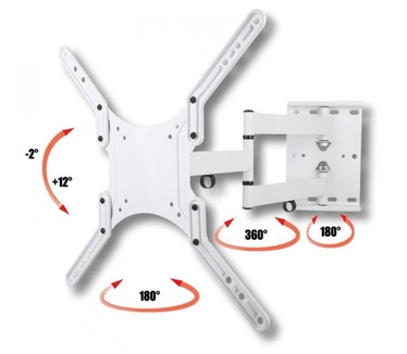 Techly Ultra Slim Wall Support for LCD LED 23-55 White" ICA-PLB 136MW