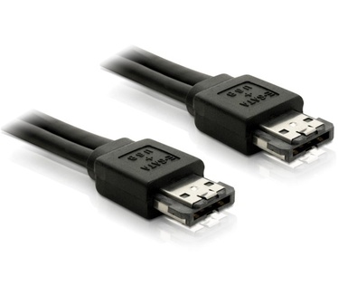 Delock Power Over eSATA cable male-male 1m