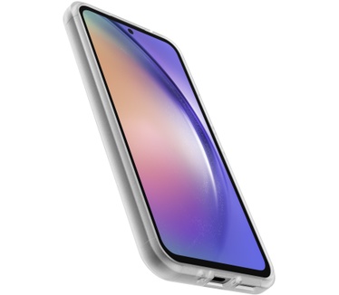 Otterbox OtterBox Drop Protection-bundel voor Galaxy A54 5G; React doorzichtige behuizing getest volgens militaire standaard en prestatie glazen schermbeschermer 2x antikrastechnologie (Galaxy A54 5G) Transparant