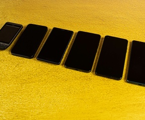 Compacte smartphones door de jaren heen