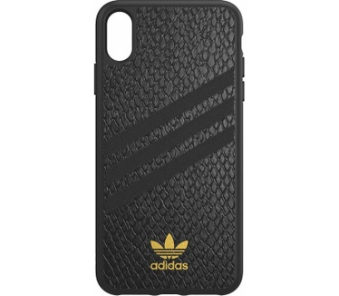 Adidas OR 3-Stripes Snake Back Case iPhone XS Max (6.5") - Zwart Zwart