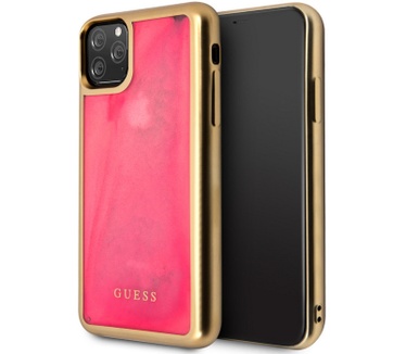 Guess Glow in the Dark Hard Case - iPhone 11 Pro (5.8") - Roze  Roze