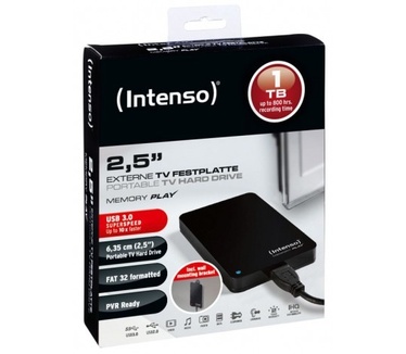 Intenso Memory Play USB 3.0 1TB Zwart