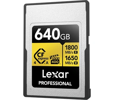 Lexar Professional GOLD CFexpress 4.0 Type A 640GB