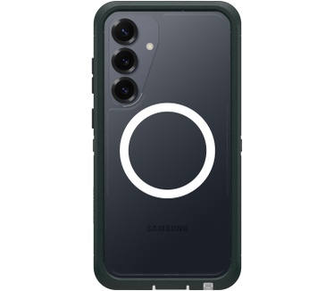 Otterbox Defender XT Series with Magnets voor Galaxy S25+, Sagebrush (Green) (Galaxy S25+) Transparant