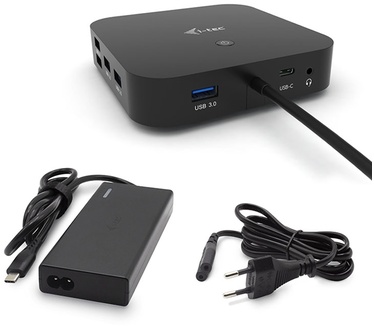 iTEC USB-C Dual Display Docking Station with Power Delivery 65W + Universal Charger 77 W