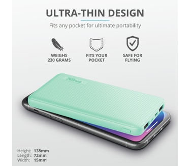 Trust Primo Ultra-thin Powerbank 5.000 mAh Roze